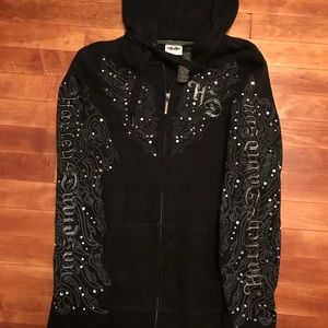 Bling Harley hoodie